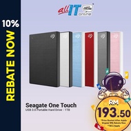 Seagate One Touch USB 3.0 Aluminum Portable Slim External Hard Disk Drive HDD 2TB