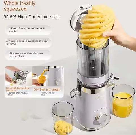 Original juice machine household mini small juice machine residue juice separation fruit and vegetab