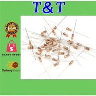 RESISTOR 10~82 PERINTANG RINTANGAN RESISTANCE (PER BIJI) 1/4w 10 OHM OHM/K/mega 10 12 15 18 22 27 33