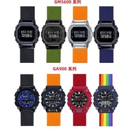 [Watch Strap Accessories] GM110 DW5600/5000/5610/6900 GA900 Nylon Canvas Watch Strap GM2100 GA110