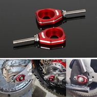 Motorcycle 3D CNC Rear Chain Adjusters Tensioner Axle Blocks Accessories For HONDA CRF110F 2013-2024