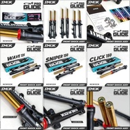 SMOK PRO GLIDE FRONT SHOCK ASSEMBLY ASSY / GOLD INNER TUBE FOR SNIPER 150 / 155 VVA YAMAHA /THAILAND
