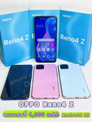 OPPO Reno4 Z 5G   (12GB+256GB)   หน้าจอ 6.57 นิ้ว แบตเตอรี่ 4000mAh  ร้านค้ารับประกัน 1 ปี