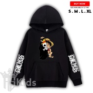 Latest One Piece Anime Kids Hoodie Sweater Jacket 4-12 Years