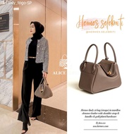 Hm LINDY Super [11 COLORS] Size 26cm, Togo leather - High quality genuine leather women's handbag Fu