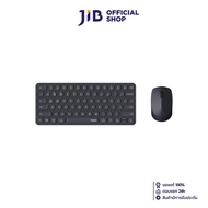 WIRELESS KEYBOARD & MOUSE (คีย์บอร์ดและเมาส์ไร้สาย) RAPOO 9010M (DARK-GREY) (9010M-GY)