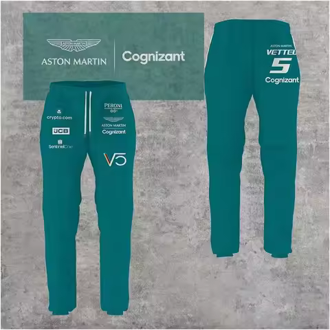 Fernando Alonso 2026 Men Woman Unisex Summer Pants Aston Martin Racing Training Suit Aston Martin Pa