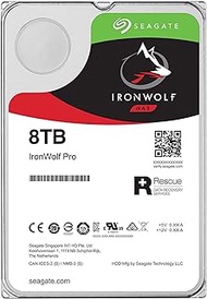 Seagate IronWolf Pro ST8000NE001-8TB - Internal - 3.5 Inch - SATA 6Gb/s - 7200rpm - 256MB - with 2 Year Rescue Data Recovery Service Plan