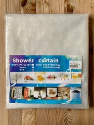 半透明3D圖案防水防霉浴簾(現貨)