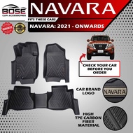 TPE / 5D Nissan Navara VL EL Calibre NP300 2008 - 2014 / 2015 - Onwards Car Deepdish Matting Liners