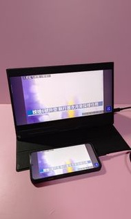 ☎️65955955、 二手貨品 Portable Monitor可攜式顯示器、 13.3寸 IPS HDR 1920X1080 /  顯示器/雙喇叭/可USB-C及mini HDMI輸入、實物圖片(