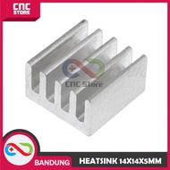 heatsink 14X14X5MM ALUMINUM COOLING PAD A4988 HEAT SINK IC 14X14X5MM 14X14X5MM