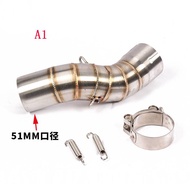 Motorcycle Exhaust Muffler Middle Pipe For Kawasaki Z900 Z 900 2017 2018