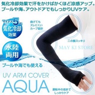 日本直送 AQUA UV Arm Cover 涼感 防曬手袖套
