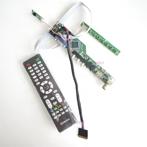 For LG LP154WP3 LP154WP4 LP154WP4-TLA1 1440X900 15.4" HDMI-compatible TV Controller board kit RF USB