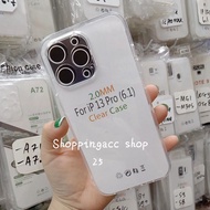 iphone 13 PRO (6.1) Silicone Case 2.0mm Thick Clear Case