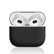 赛瑟 蓝牙无线耳机保护套Airpods3代液态硅胶套21年款男女通用耳机套适用于 Airpods3耳机套-21年款【魔法黑】