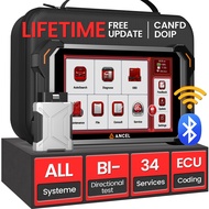 ANCEL DS600 BT OBD2 Scanner Full System Scan Tool 34+Resets ECU Online Coding Bidirectional FCA SGW 