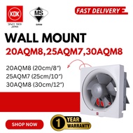 KDK WALL MOUNTED VENTILATING FAN 20AQM8 (20cm/8″) 25AQM7 (25cm/10″) 30AQM8 (30cm/12″)