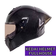 ZEUS HELMETS ZS-1900 FULL FACE HELMETS (CARBON HEXAGON)