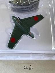 1/100 Hachette 金屬塑料模型戰鬥機 合金成品 日本原裝 J8M秋水火箭機 # 26