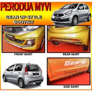 PERODUA MYVI ICON 2015 FACELIFT GEAR UP LOOK BODYKIT (GU) SKIRT LIP FOR MYVI FACELIFT FRONT SKIRT SI