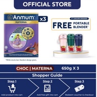 SUSU ANMUM MATERNA PERISA COKLAT/CHOC 650G