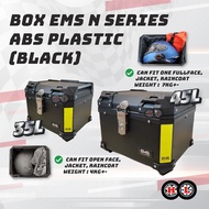 EMS TOP BOX N SERIES ABS PLASTIC 35 / 45 LITER MOTORCYCLE BOX -Aluminium Box Design ABS Plastic Box Original With Base