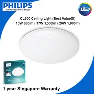 Philips CL200 Moire Functional Ceiling Light 10W/17W/20W/24W 6500K