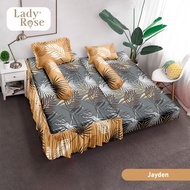 sprei 2in1 120x200 sprei lady rose sudut rumbai dan karet - jayden