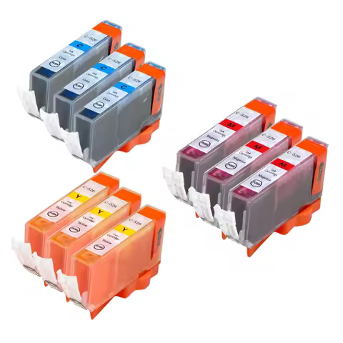 9pcs PGI 525 CLI 526 ink cartridge For canon PIXMA IP4850 IP4950 IX6550 MG5150 MG5250 MG5350 MX715 M