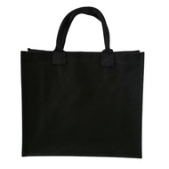NEW BLACK CANVAS TOTE Canvas Bag Plain Tote Casual Tote Bag
