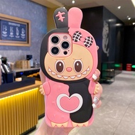 for iPhone 17 Air 16E 15 16 14 13 12 Mini 11 Pro Max 6 6S 7 8 Plus X XS Max XR Labubu Phone Case Car