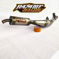 Original exhaust R474mf Fizr, Force, Alva, sigma, satria standard racing rust plate