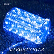 MABUHAY STAR Christmas Light  8Modes 10M 200L LED Copper Wire Rope Light Decoration Light Hotel/Home