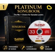 NEW Platinum Songbook + Updated CD Vol.33for KS-5 KS-10 KS-40 Junior 2 K-Box 2 Latest Karaoke Songs