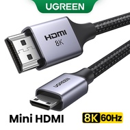 UGREEN 8K Micro HDMI to HDMI Cable Aluminum Shell Braided High Speed 18Gbps,4K 60Hz HDR 3D ARC Compatible with GoPro Hero 7 6 5 Raspberry Pi 4 Sony A6000 A6300 Camera Nikon B500 Yoga 3 Pro