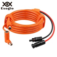 Solar Connector to DC 8mm Adapter Cable Solar Connector to DC7909/8020 Male Plug Extension Cord Tinn