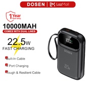 DOSEN Original Powerbank fast charging PD22.5W Y342 portable 10000mah 12000mah 20000mAh 25000mAh equ