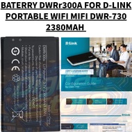 D-LINK MODEN MIFI WIFI BATERRY DWRr300A COMPATIBLE D-LINK PORTABLE WIFI MIFI DWR-730 BATERRY 2380MAH
