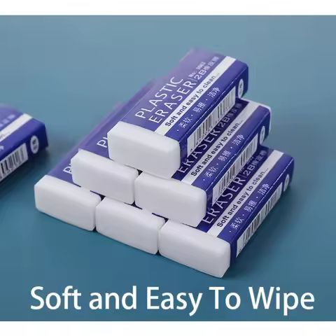 1/2/3/4/5 Pcs 2B HB Rubber Pencil Eraser Oval Soft Easy Clean Erasers For Kids Student Superior Cute