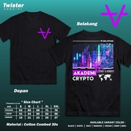 🥽  T-shirt Crypto Academy T-shirt - Bitcoin Ethereum Solana ETHNIC premium Distro t-shirt - Cotton T
