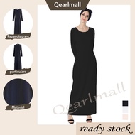 🌸Ready Stock🌸Long Inner Dress Inner Kaftan Women Abaya Labuh Baju Soft Jubah Long Sleeve Inner Musli