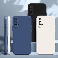 Honor Play5T Play5TPro Play5TYouth Play5Youth Luxury Square Liquid Silicone TPU Soft Phone Case For 