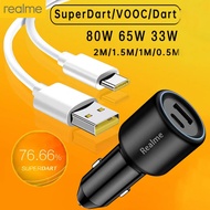 REALME 65w Car Charger Supervooc for OPPO Reno 5/5pro/6/6pro/7 OPPO Find X2pro/X3 Realme 8/GT neo