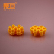WQ7Z303015Soft Yellow Infinite 7-Pillar Soft Rubber Building Block Building Block Accessories Octago
