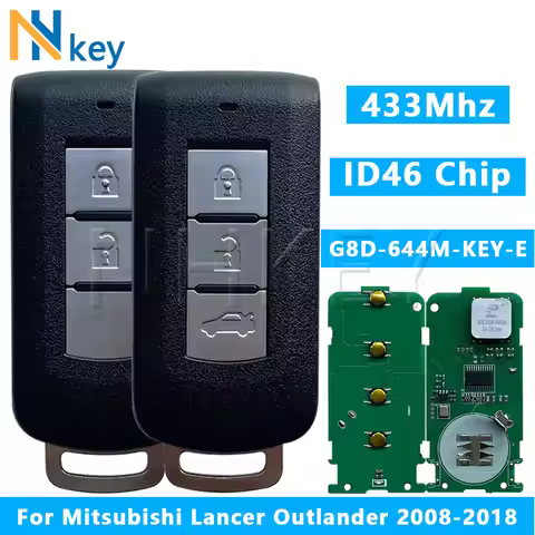NH KEY 2/3 Buttons Smart Remote Key Fob For Mitsubishi Lancer Outlander 2008-2018 ASX 2013-2015 G8D-