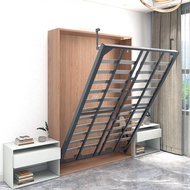 Invisible bed, folding bed, side bed, hidden bed, flip bed under bed, integrated Murphy wall bed