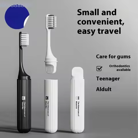 [B]1pcs Toothbrush Clean Braces Dental Tooth Brush Ultra-Fine Soft Bristle Toothbrush Oral Care Remo