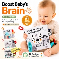 Baby Soft Cloth Book 3D & Non-3D  Montessori Sensory Book for Infants 0–12 Months | Christmas Gift